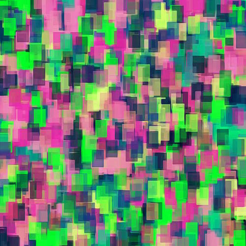 green pink and blue square pattern abstract background Mural by Timmy333