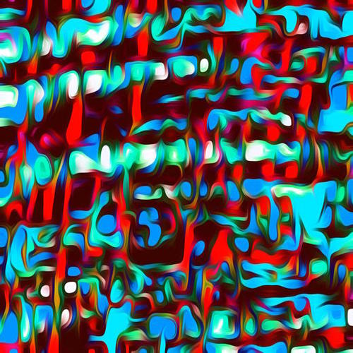 red blue green and pink painting texture background Mural by Timmy333