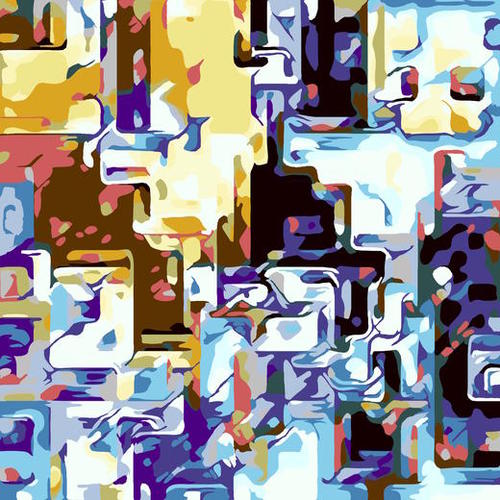 brown pink yellow blue and purple abstract background Mural by Timmy333