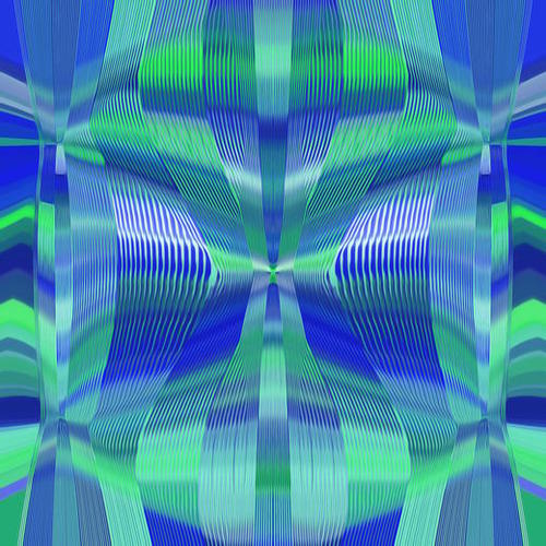 blue and green lines drawing texture abstract background Mural by Timmy333
