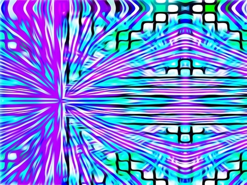 pink blue and green line pattern abstract background Mural by Timmy333