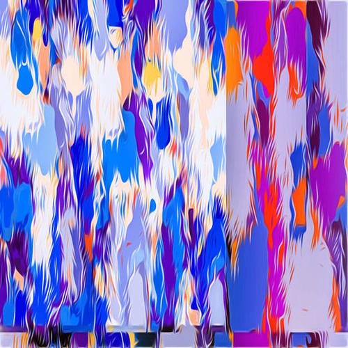 blue purple pink orange and red painting abstract background Mural by Timmy333