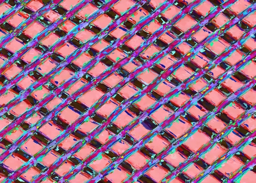 line pattern painting abstract background in pink blue purple Mural by Timmy333