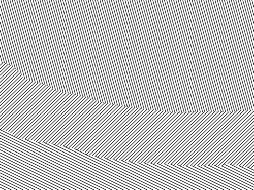 geometric line pattern abstract background in black and white Mural by Timmy333
