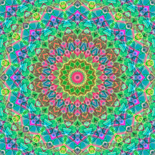 Geometric Mandala G18 Mural by MedusArt