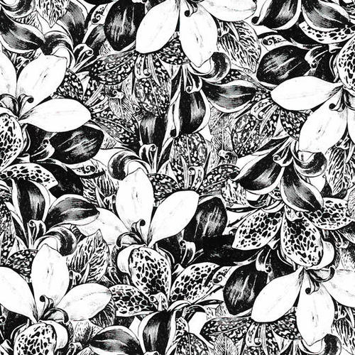 Monochrome Mural by Uma Gokhale
