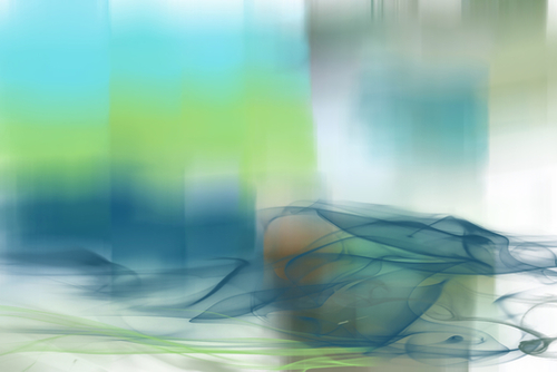 Morning view of the glistening ocean II Mural by Irena Orlov