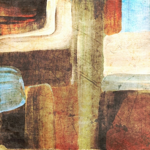 Nature abstract I Mural by Irena Orlov