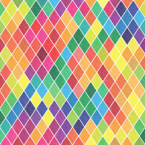Colorful Geometric  Mural by Amir Faysal