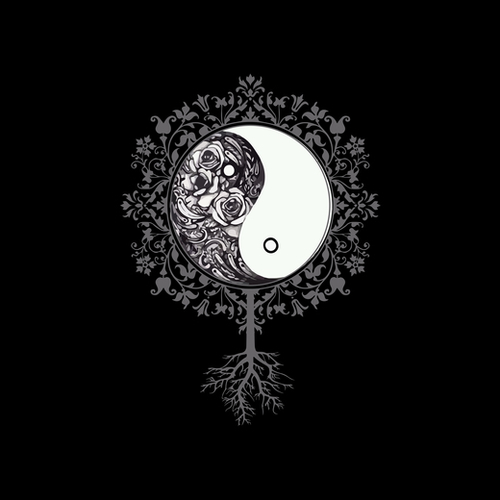 Yin floral yang Mural by daniac