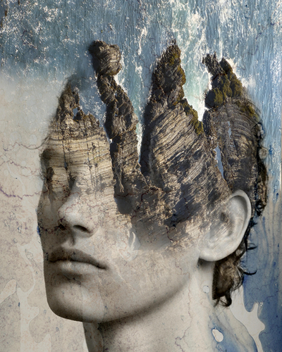 The sound of waves Mural by Vic Storia