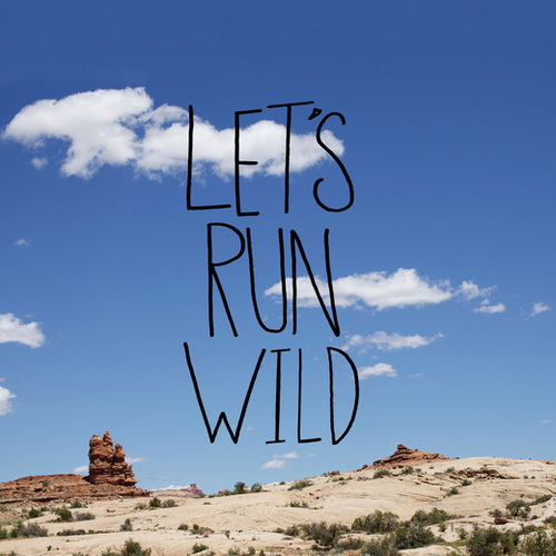 Let's Run Wild Mural by Leah Flores