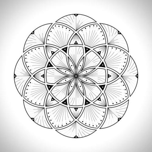 Mandala - Dash n' Dot Mural by Alexandre Ibáñez