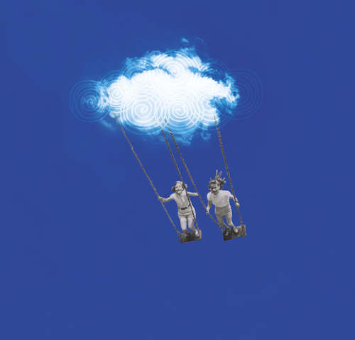 V&C in the sky Mural by tzigone