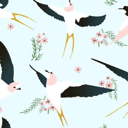 Birds Mural by Uma Gokhale