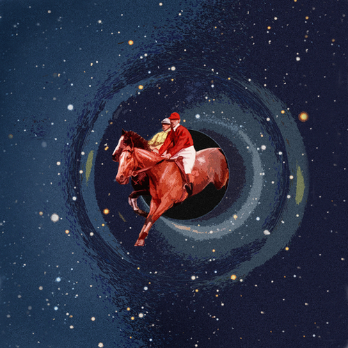 Black Hole Chase Mural by tzigone