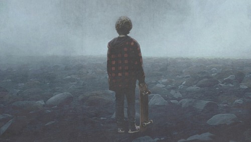 Boy and the Giants Mural by yurishwedoff