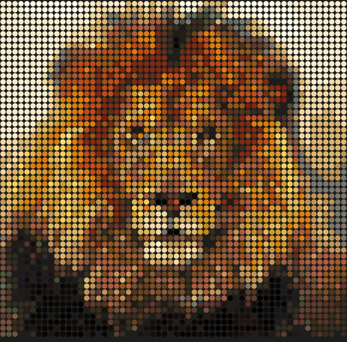 Lion Mural by Vic Storia