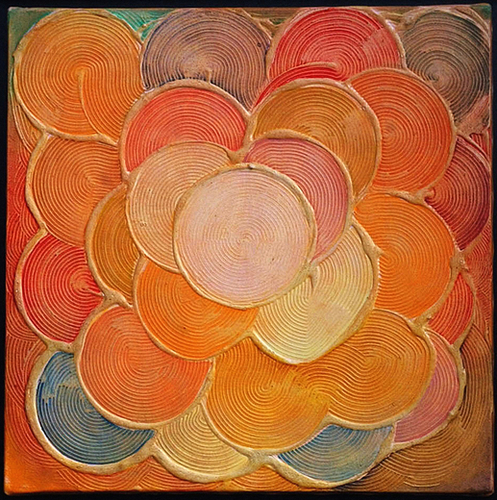 Cercles sillons Mural by di-tommaso