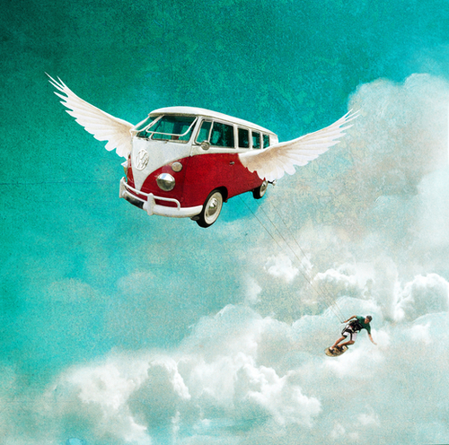 Sky-surf Mural by tzigone