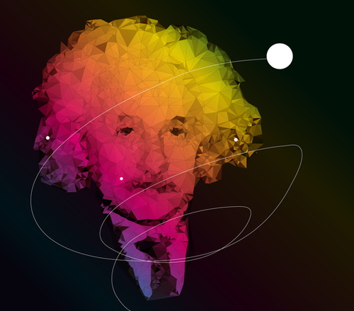 Einstein Mural by Vic Storia