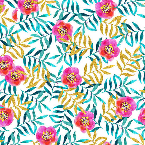 Floral Sweetness Mural by Uma Gokhale