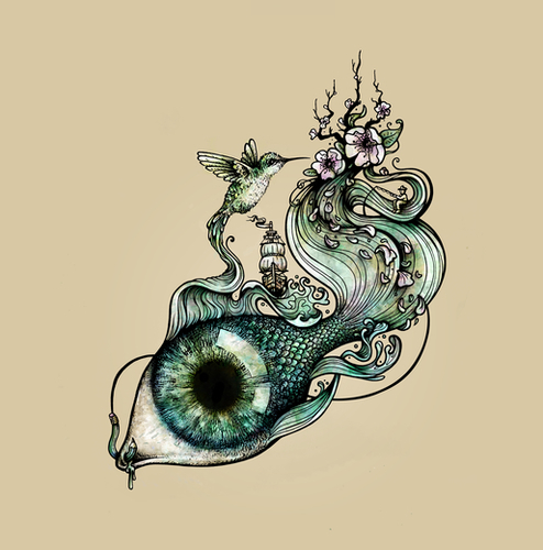 Flowing Inspiration Mural by Enkel Dika