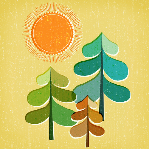 Golden Days Mural by Jenny Tiffany