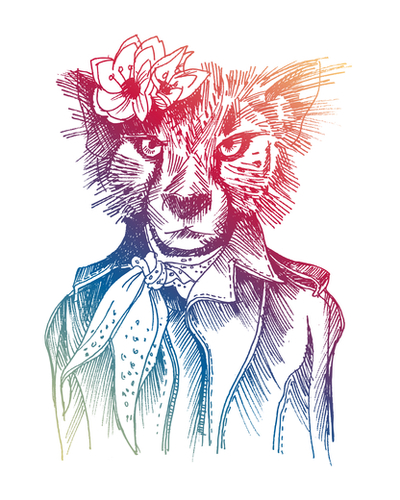Cute Cheetah Mural by Georgio Fabrello