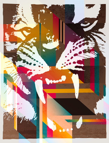 Roar! Mural by Vic Storia