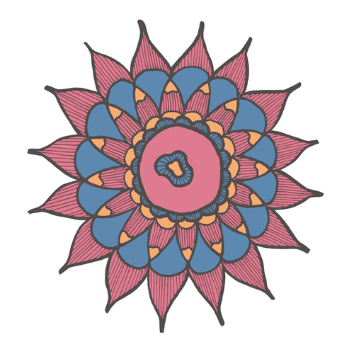 Abstract Sunflower Mural by ShinyJill
