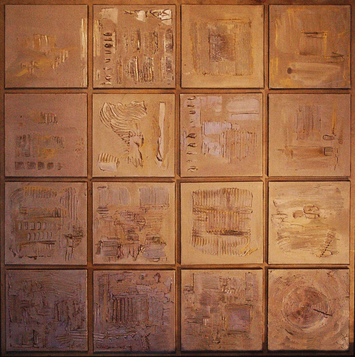 Wood Squares Mural by di-tommaso