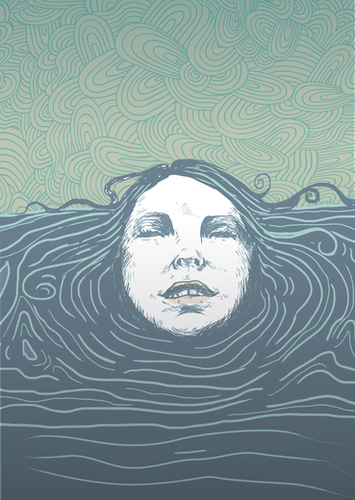 Sea-face Mural by tzigone
