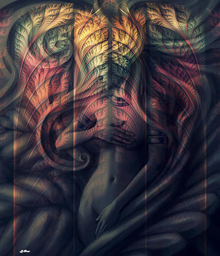 SENSUALLY HIDDEN Mural by G. Berry