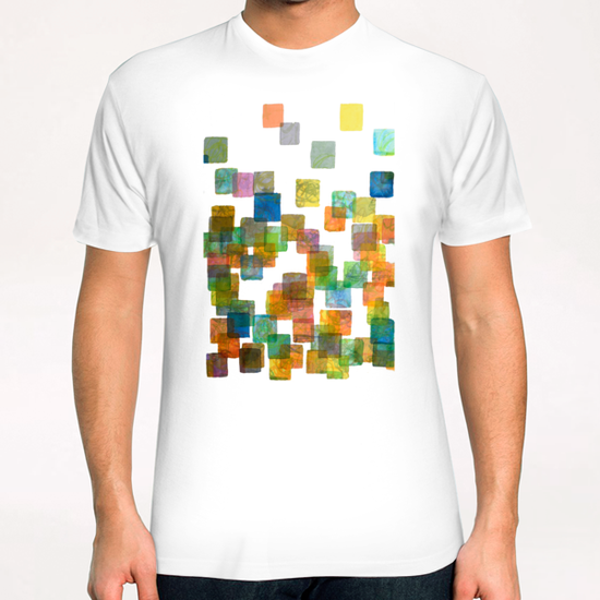 Dancing Squares T-Shirt by Heidi Capitaine