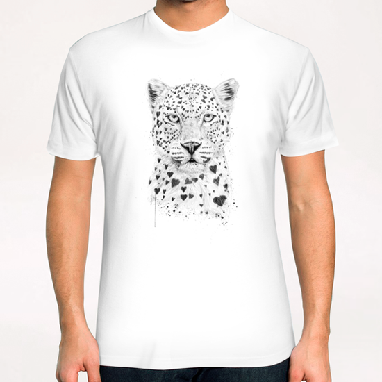 Lovely leopard T-Shirt by Balazs Solti